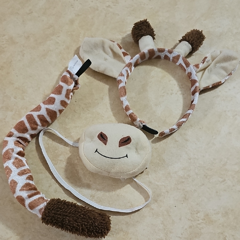 Giraffe Costume Set with Headband and Tail